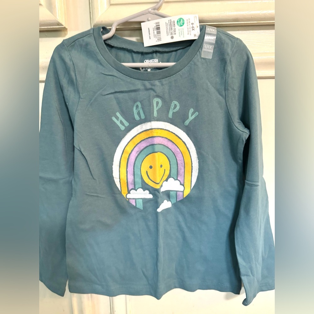 Happy rainbow Girls Graphic Tee
